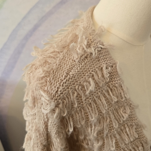 Blu Pepper | Small | Shaggy Knit Cardigan With Pockets - Picture 5 of 10